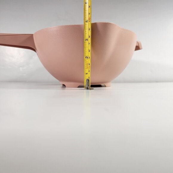 Tupperware Strainer Colander Large Pink Vintage 2 Quart Long Handle Rare… - Picture 9 of 10